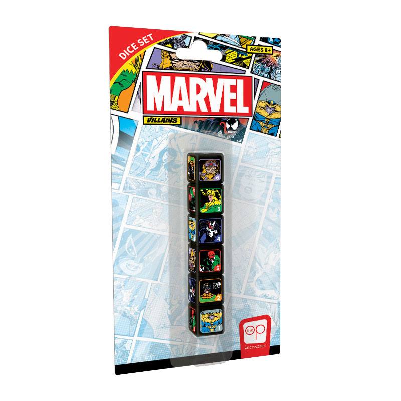 The op Accessories Marvel kocka készlet 6D6 - Gonoszok