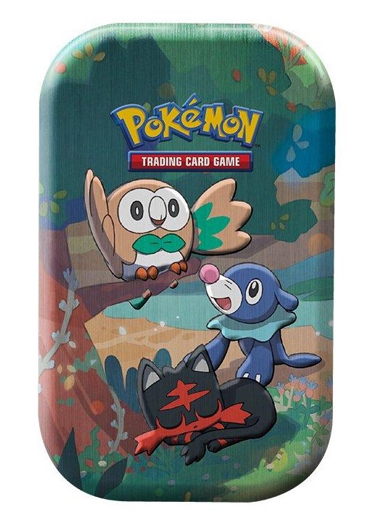 Nintendo Pokémon TCG Celebrations Mini Tin - Crowlet, Litten és Popplio