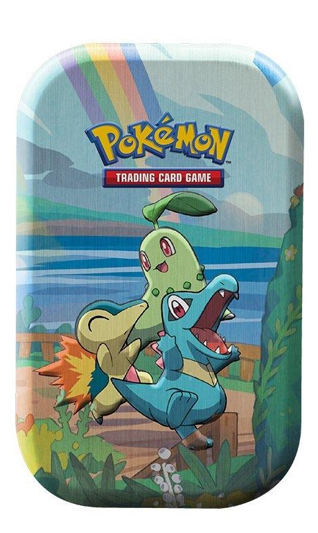 Nintendo Pokémon TCG Celebrations Mini Tin - Chikorita, Cyndaquil és Totodile