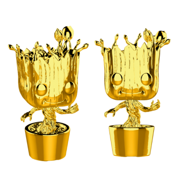 Avengers Funko figura - Groot Chrome