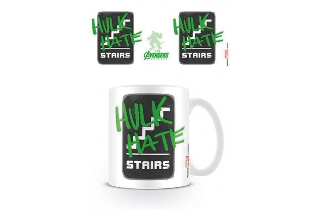 Avengers bögre - Hulk Hate Stairs
