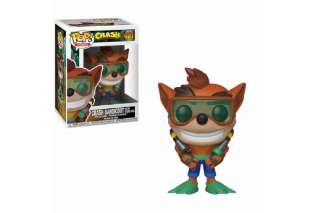 Crash Bandicoot Funko figura - Crash búvárruhában