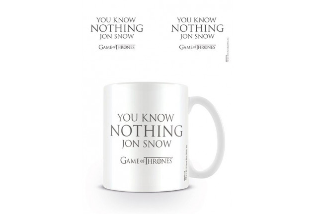 Pyramid International Game of Thrones - bögre - You know nothing Jon Snow