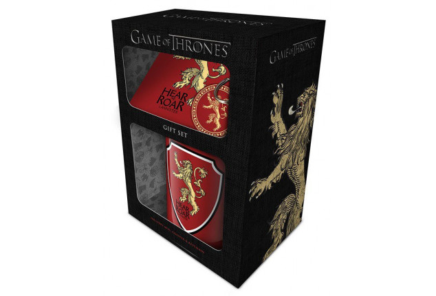 Game of Thrones bögre és alátét - Lannister ajándékcsomag