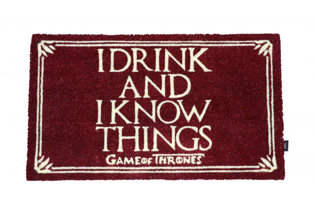 Game of Thrones lábtörlő - I drink and I know things