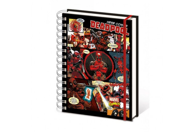Pyramid International Marvel - A5 notesz - Here Comes Deadpool - Itt jön Deadpool