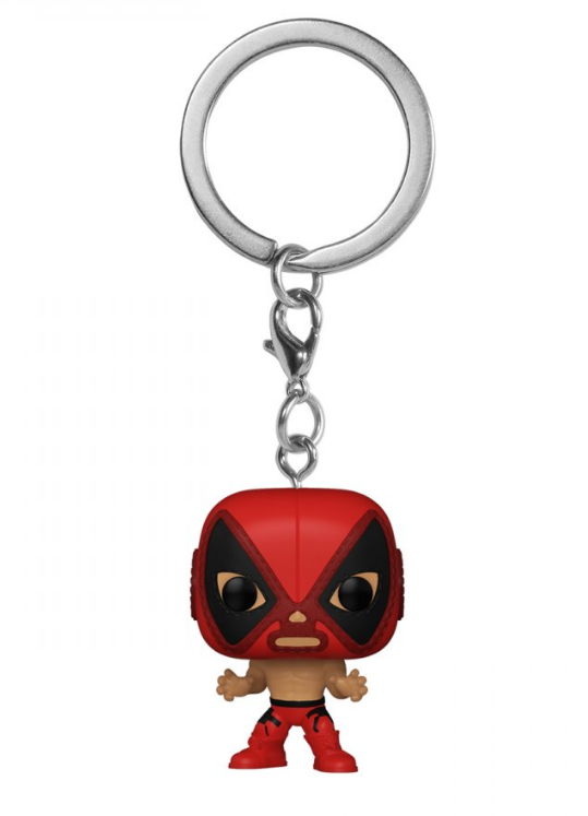 Marvel Lucha Libre - funko kulcstartó - Deadpool (El Chimichanga de la Muerte)