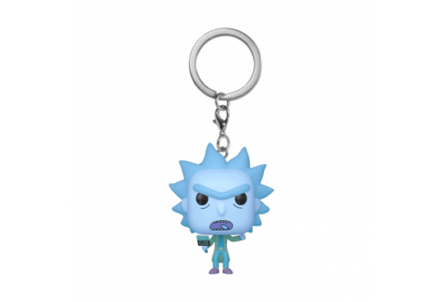 Rick és Morty Funko kulcstartó - Hologram Rick klón