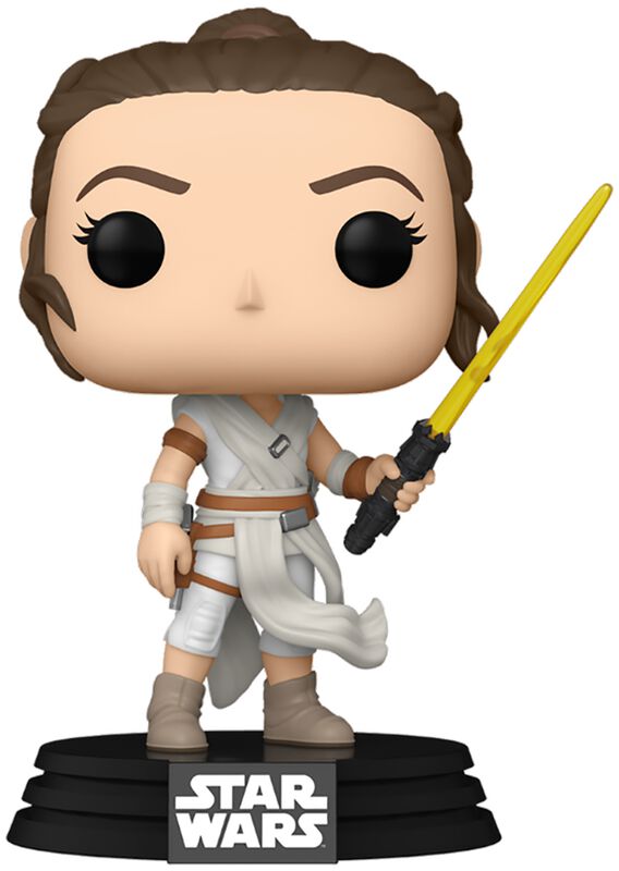 Star Wars Episode IX - funko figura - Rey sárga szablyával