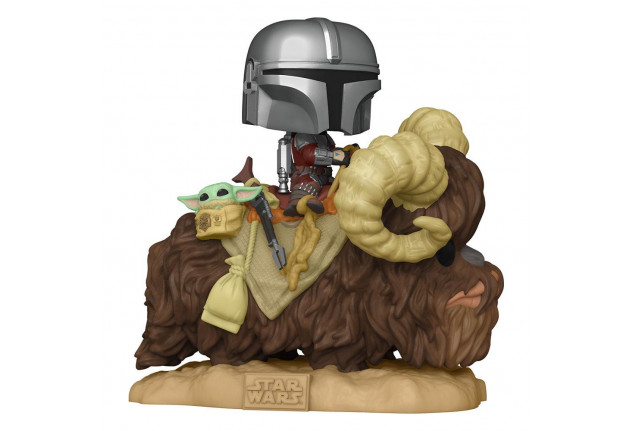 The Mandalorian - deluxe funko figura - Mando And Child on Bantha