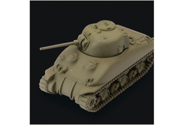 Gale Force Nine World of Tanks Miniatures - Game Expansion – M4A1 75mm Sherman