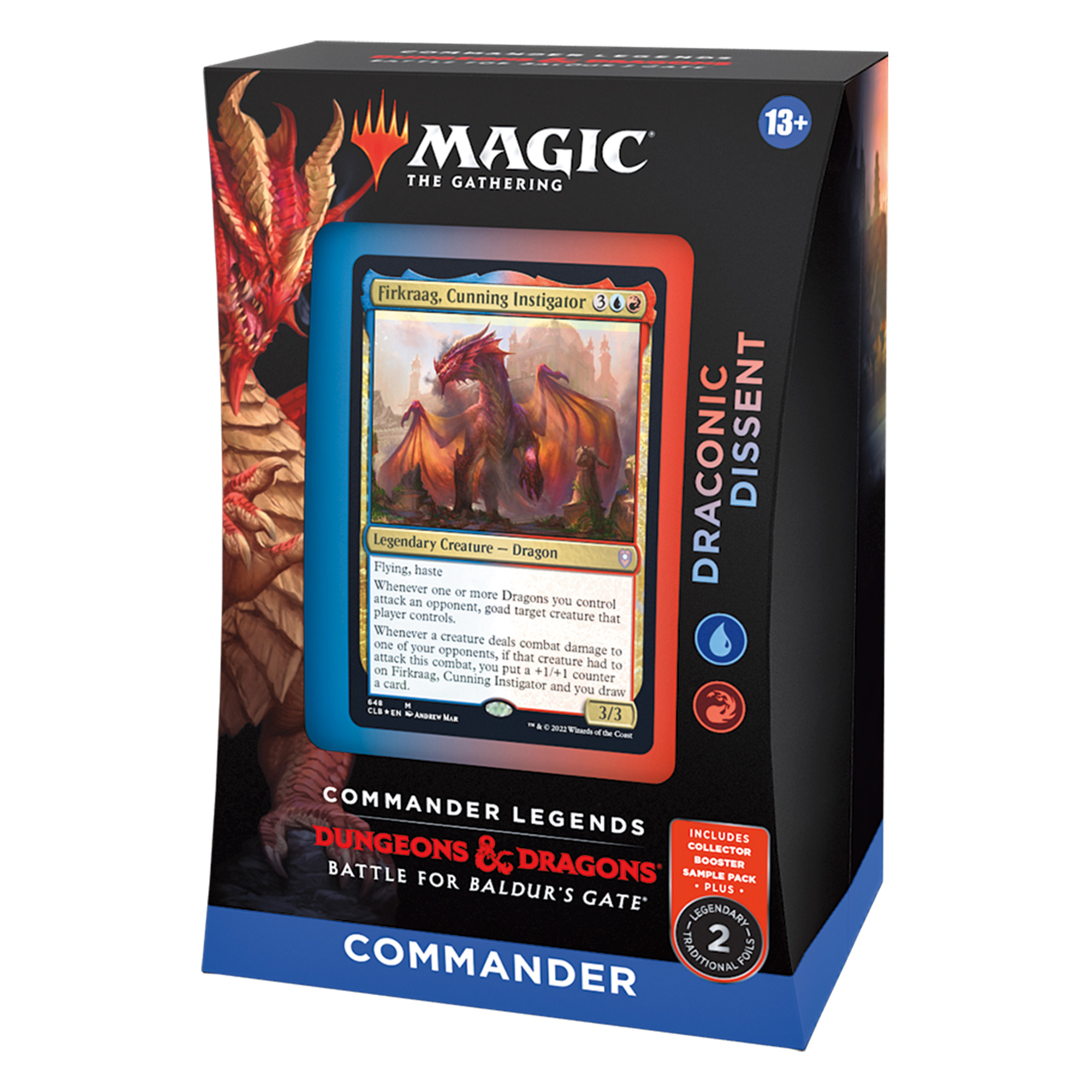 WotC Magic: The Gathering - Commander Legends Baldur's Gate Commander Deck - Draconic Dissent