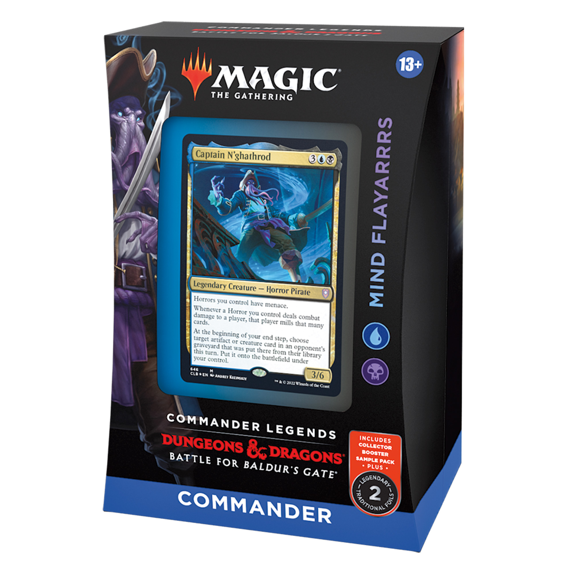 WotC Magic: The Gathering - Commander Legends Baldur's Gate Commander Deck - Mind Flayarrrs