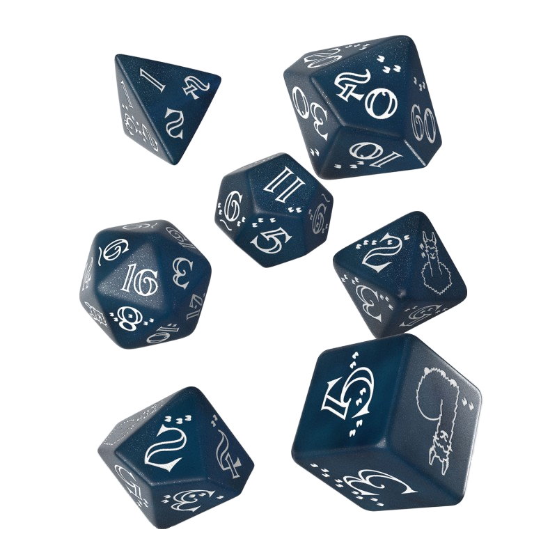 Q-workshop Kockakészlet - Láma - kék és fehér