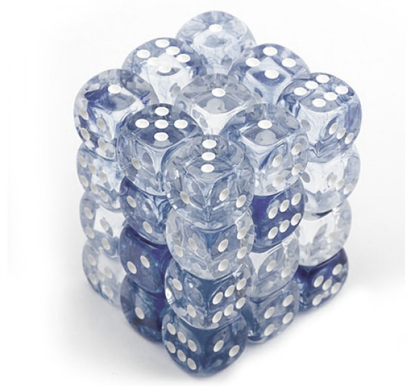 Chessex - kocka - fekete/fehér