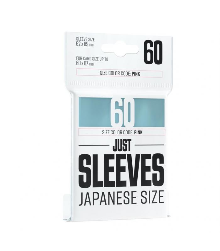Gamegenic Just Sleeves - japán méret átlátszó (60 borító)