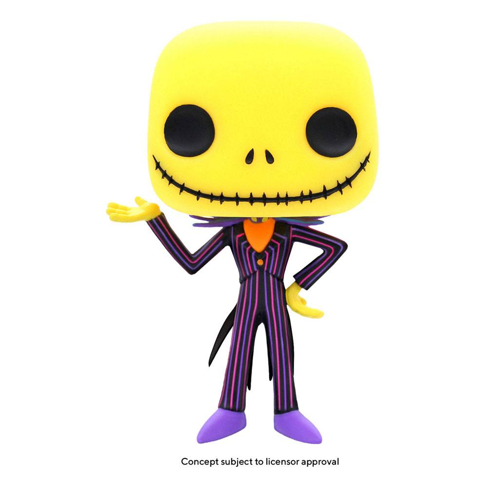 Nightmare Before Christmas - Funko POP! figura - Jack Skellington (Fekete fény)