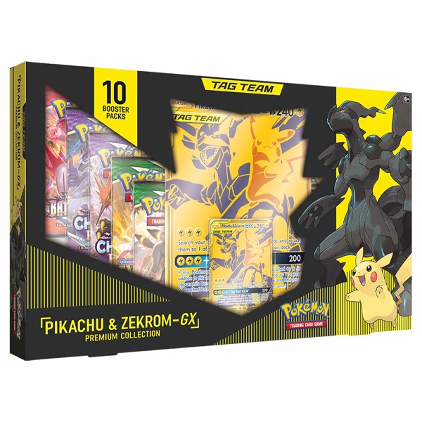 Nintendo Pokémon TCG: Pikachu & Zekrom GX Premium Tag Team Box