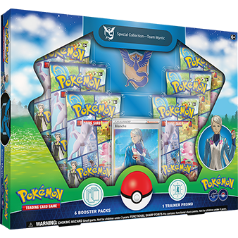 Nintendo Pokémon TCG: Pokémon GO - Special Collection - Team Mystic - Team Mystic - SZÁLLÍTOTT FEDÉLKÁRTYA