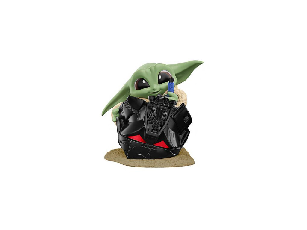 Hasbro Star Wars Bounty Collection - minifigura - Grogu Hijinks sisakja