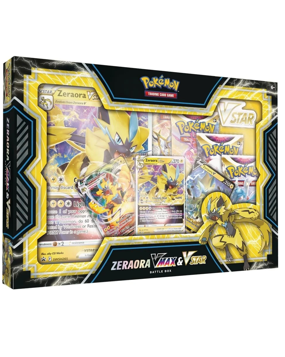 Nintendo Pokémon TCG - Zeraora VMAX & VSTAR Battle Box