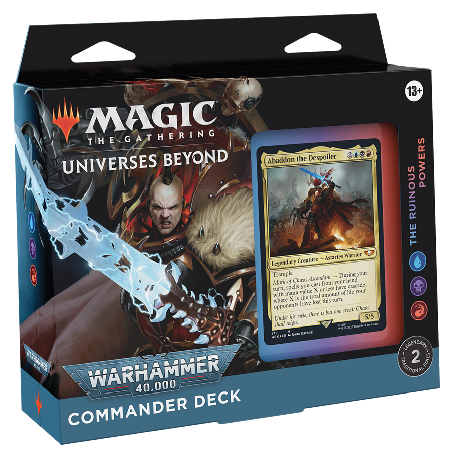 WotC Magic: The Gathering Universes Beyond: Warhammer 40,000 Commander deck - The Ruinous Powers