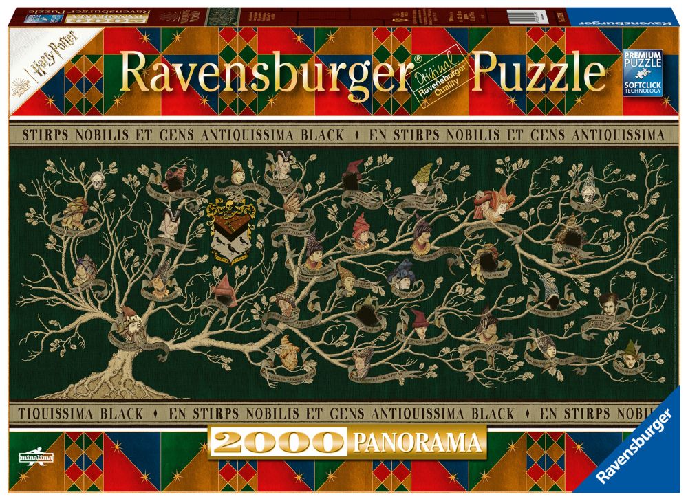 Ravensburger Harry Potter - puzzle - Családfa (panoráma) - 2000 darab