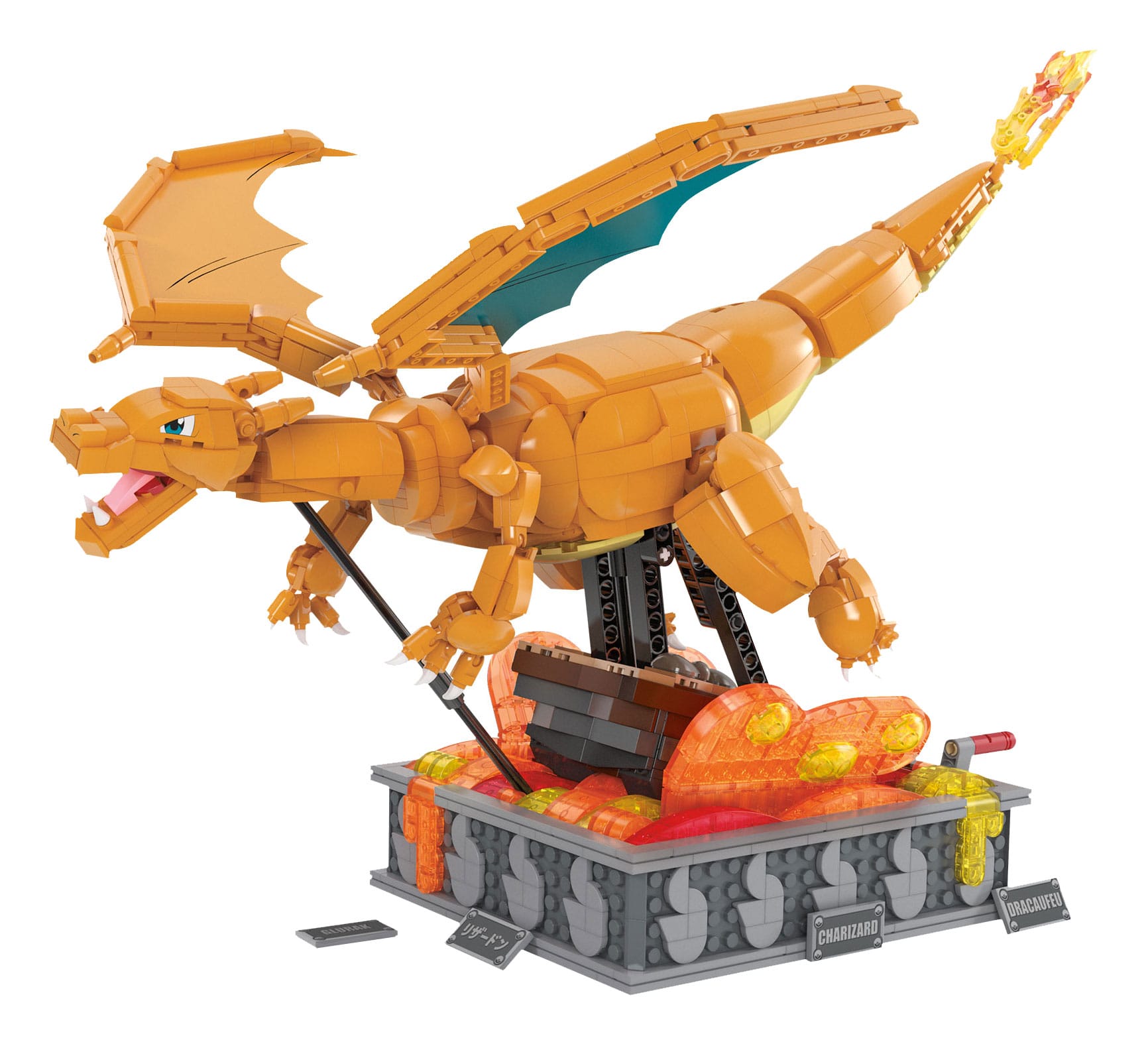 Mattel Pokémon Mega Construx - Mozgás Charizard