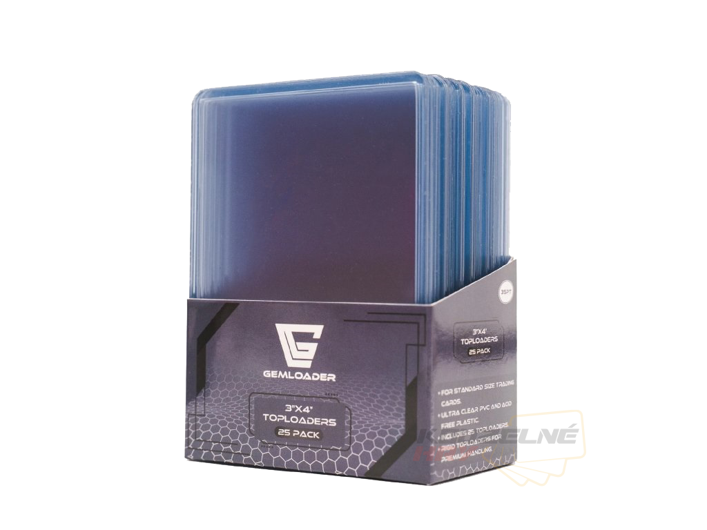 Gemloader - borítók - Toploader Ultra-tiszta és varratmentes 35PT (25 db)