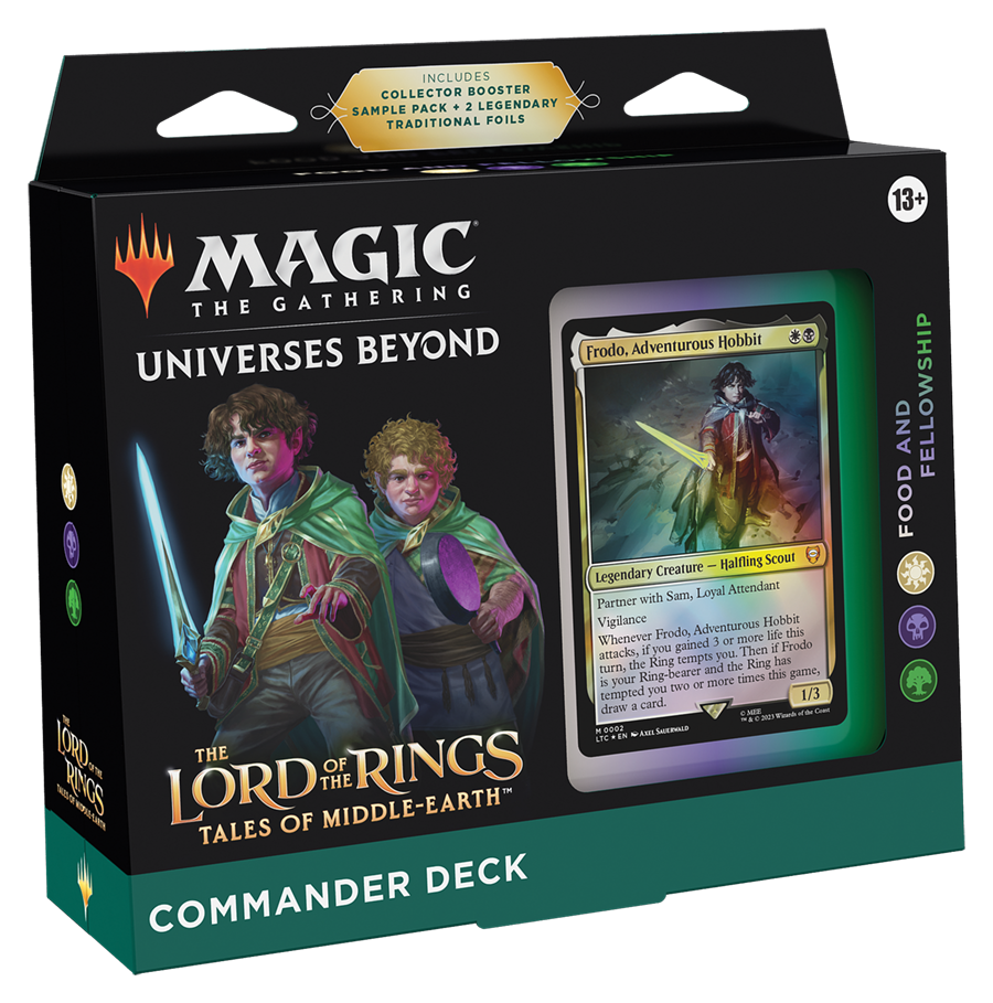 Wizards of the Coast Magic: The Gathering - The Lord of the Rings: Tales of Middle-earth Commander Deck - Food and Fellowship (EN)