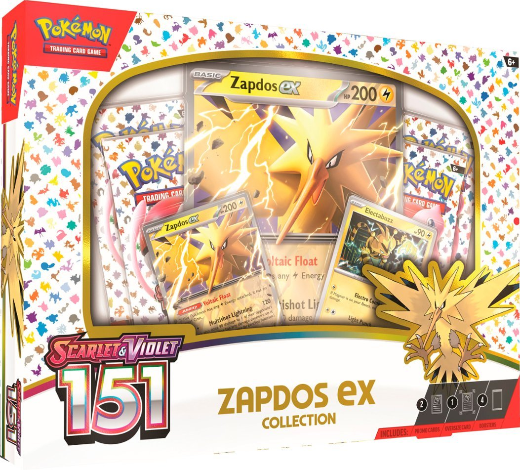 Nintendo Pokémon TCG: Scarlet & Violet 151 - Zapdos ex Collection (EN)
