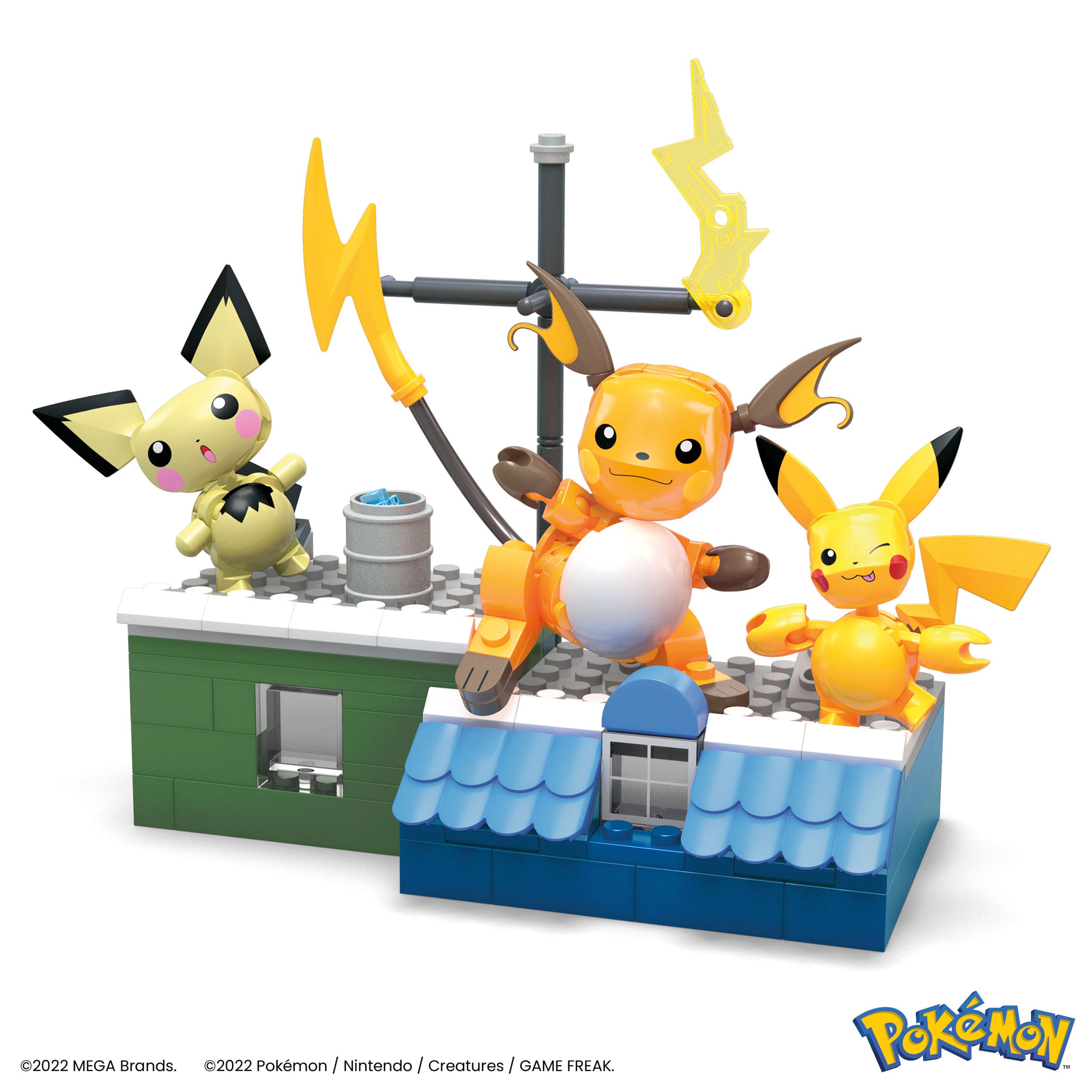 Mattel Pokémon Mega Construx - Pikachu Evolution készlet