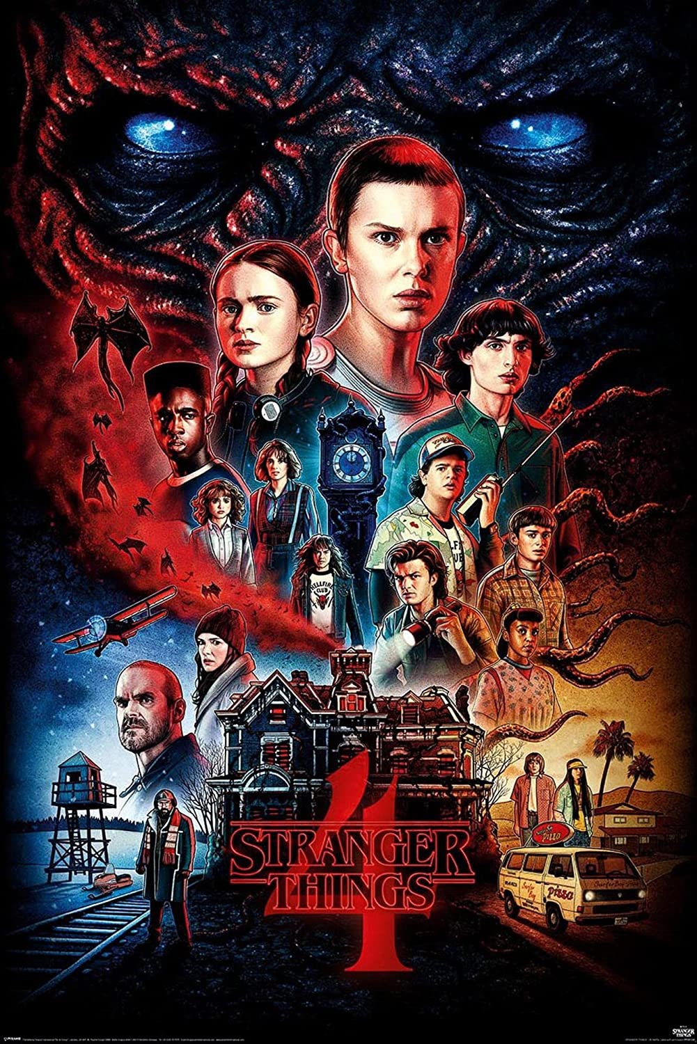 Pyramid International Stranger Things 4 - poszter - Vecna