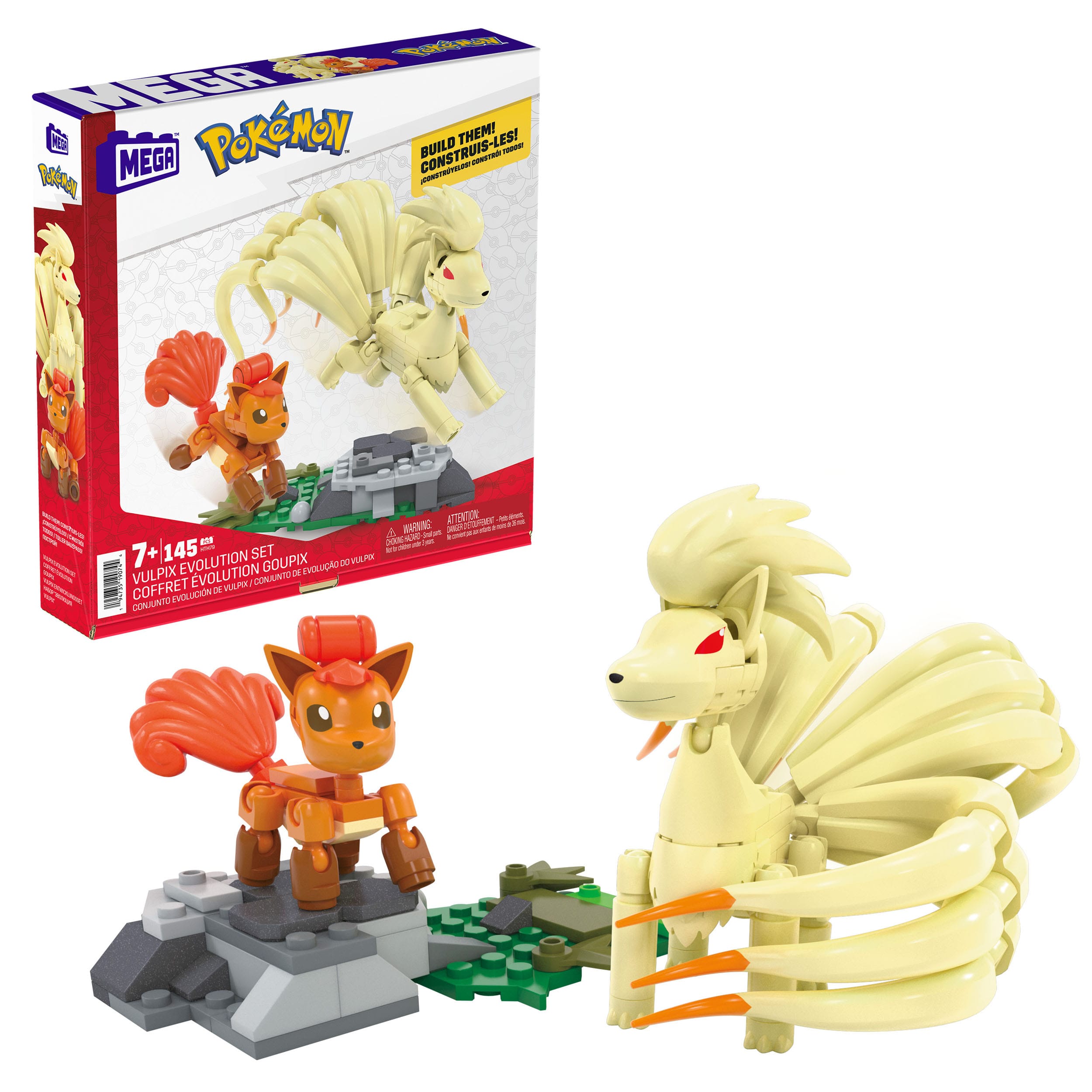 Mattel Pokémon Mega Construx - Vulpix evolúciós készlet