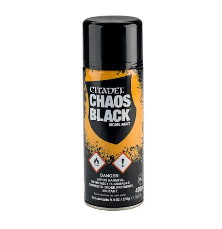 Games Workshop Citadel Colour - Tartozékok - Chaos Black Spray (400 ml)