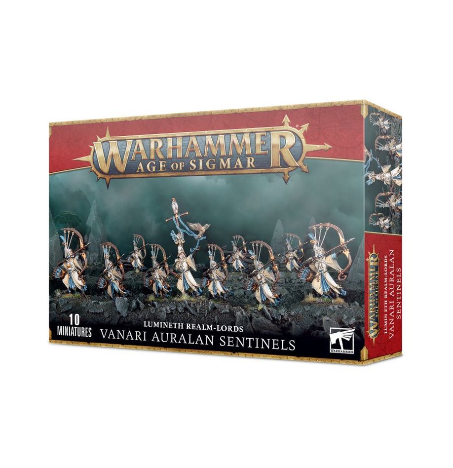 Games Workshop Warhammer: Age of Sigmar - minifigurák - Lumineth Realm-Lords: Vanari Auralan Sentinels