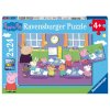 50868 prasatko peppa puzzle prasatko peppa ve skole 2 x 24 dilku