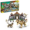 96375 jurassic world lego navstevnicke centrum utok t rexe a raptora 76961