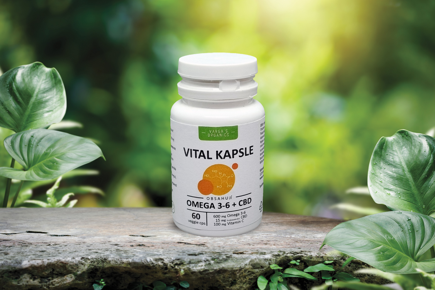 Vitalkapsle - jedinečná kombinace Omega3, CBD a vitamínu C