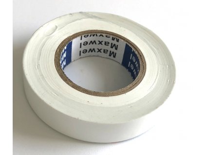 Izolační páska PVC bílá 15 mm x 20 m