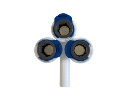 SG spojka roh 90 nástrčná + U recirkulace 3/8"