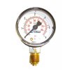 Manometer CO2 / N2 nízky tlak 6 bar