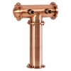 Výčepní stojan T2 měděný bez kohoutů bez medailonů standard dochlazení