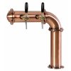 Výčepní stojan L2 měděný komplet kohouty pákové medailony standard dochlazení