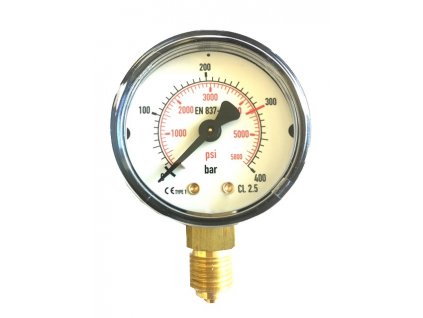 Manometer N2 vysoký tlak 400 bar