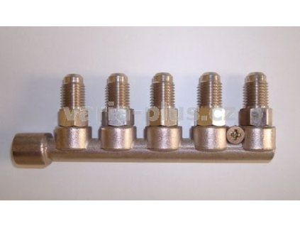 Rozdeľovač CO2/N2 - 5 odberov 7/16