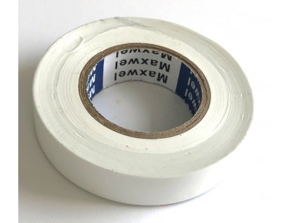 Izolační páska PVC biela 15 mm x 20 m