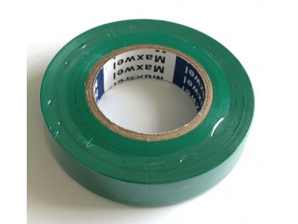 Izolační páska PVC zelená 15 mm x 20 m
