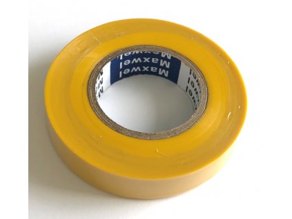 Izolační páska PVC žltá 15 mm x 20 m