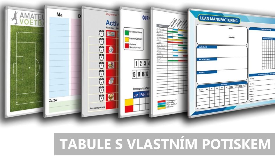 Tabule s vlastním potiskem